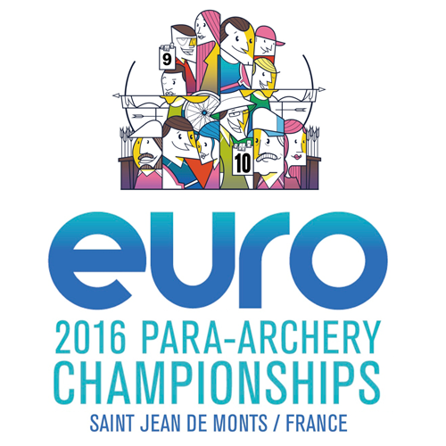 Saint Jean de Monts 2016 European Para Archery Championships + Para CQT logo