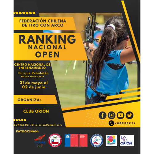 Ranking Nacional Open etapa 02. World Archery